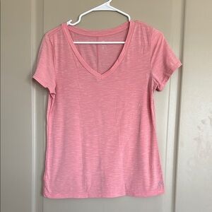 Women's GapFit breathe Light Orange V-Neck T-Shirt